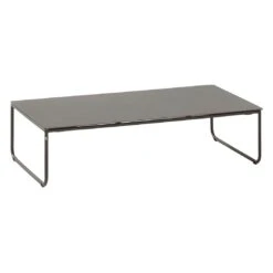 4Seasons Dali Kaffeetisch 110x60cm Edelstahl/Aluminium Anthrazit