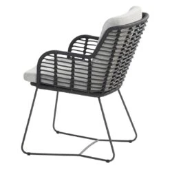 4Seasons Fabrice Gartensessel Edelstahl/Rope Inkl. Kissen Anthrazit -Gartenmobel Verkauf 4seasons fabrice diningsessel edelstahl rope inkl kissen 1355973 3