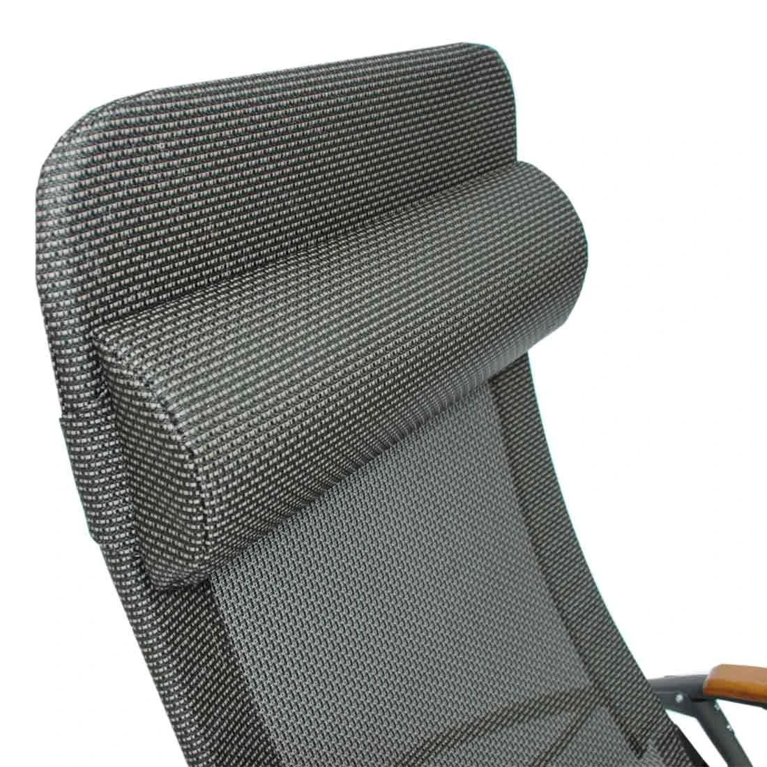 Sungörl Phönix DV Bäderliege Stahl/Textilene/Eschenholz Anthrazit/Grau 4 Sungörl Phönix DV Bäderliege Stahl/Textilene/Eschenholz Anthrazit/Grau – Bild 4