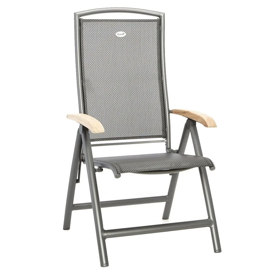 Hartman Raffaelo Klappsessel Aluminium/Textilene Mit Teak-Armlehnen Xerix 1 Hartman Raffaelo Klappsessel Aluminium/Textilene Mit Teak-Armlehnen Xerix