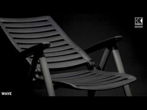 Kettler Wave Klappsessel Aluminium/Kunststoff Silber/Anthrazit 1 Kettler Wave Klappsessel Aluminium/Kunststoff Silber/Anthrazit