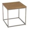 Stern Savona Beistelltisch 45x45cm Edelstahl/Teak Natur