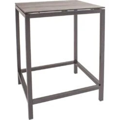 Stern Stehtischgestell 80x80cm Aluminium Anthrazit -Gartenmobel Verkauf 838137 3