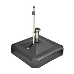 Liro Mobiler Schirmständer Midi-Plus-K 100kg Schnellspanner Anthrazit