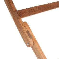 Zebra Poker Klapptisch 80x80 Cm Teak Mit Edelstahlbeschlägen Natur -Gartenmobel Verkauf 862942 3