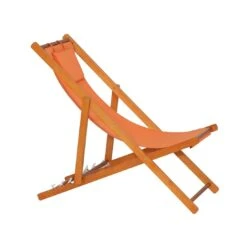 Siena Garden Faro Beach-Liegestuhl Holz/Textilene Orange -Gartenmobel Verkauf 868981 10