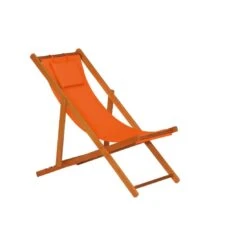 Siena Garden Faro Beach-Liegestuhl Holz/Textilene Orange -Gartenmobel Verkauf 868981 12