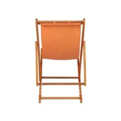 Siena Garden Faro Beach-Liegestuhl Holz/Textilene Orange -Gartenmobel Verkauf 868981 3
