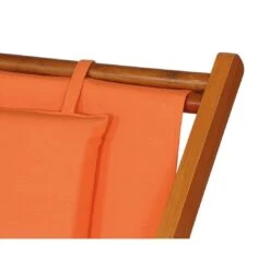 Siena Garden Faro Beach-Liegestuhl Holz/Textilene Orange -Gartenmobel Verkauf 868981 5