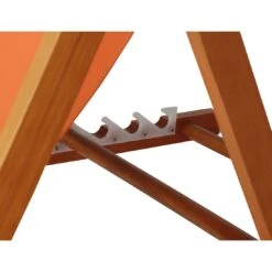 Siena Garden Faro Beach-Liegestuhl Holz/Textilene Orange -Gartenmobel Verkauf 868981 7