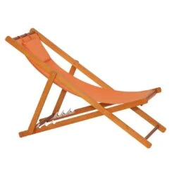 Siena Garden Faro Beach-Liegestuhl Holz/Textilene Orange -Gartenmobel Verkauf 868981 9