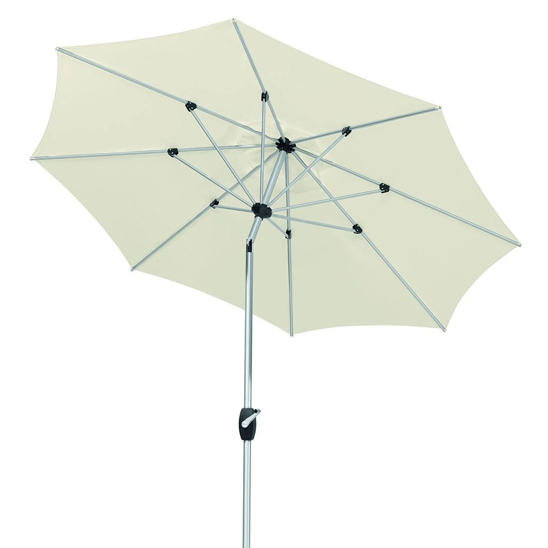 Schneider® Schneider Stockschirm Venedig Ø270cm Silber/Natur 1 Schneider® Schneider Stockschirm Venedig Ø270cm Silber/Natur