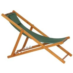 Siena Garden Faro Beach-Liegestuhl Holz/Textilene Grün -Gartenmobel Verkauf 892004 6