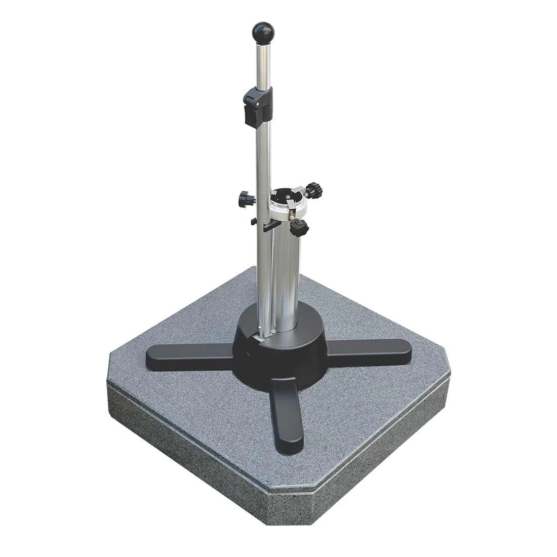 LiRo Mini Plus 50-S Granit Mobiler Schirmständer Flexible Klemmung Granit Dunkel 2 LiRo Mini Plus 50-S Granit Mobiler Schirmständer Flexible Klemmung Granit Dunkel – Bild 2