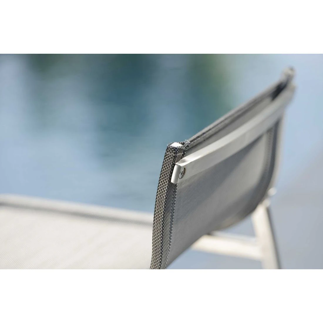 Stern Barny Garten-Barstuhl Edelstahl/Textilene Edelstahl/Silbergrau 6 Stern Barny Garten-Barstuhl Edelstahl/Textilene Edelstahl/Silbergrau – Bild 6