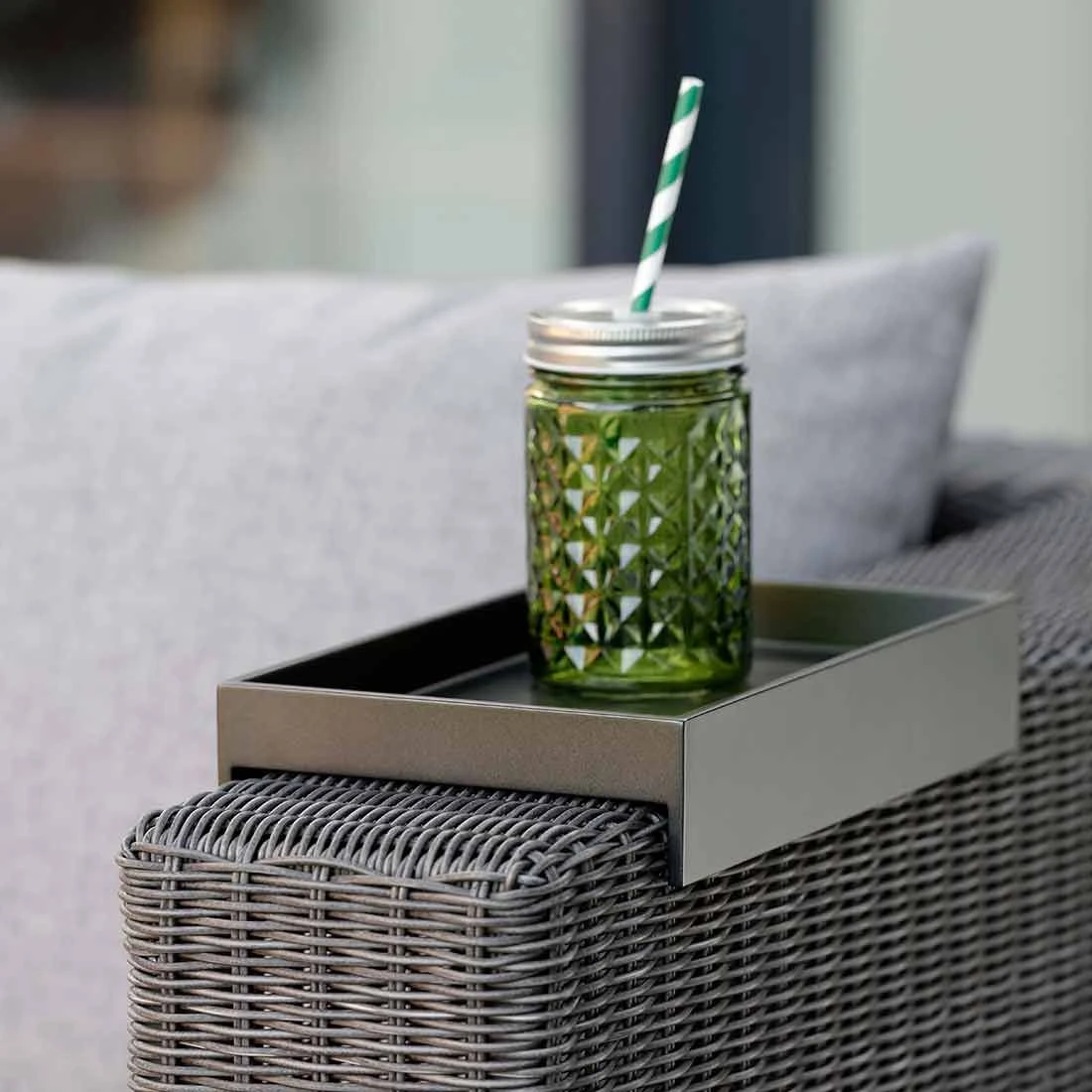 Stern Tablett 25x15,5x5cm Für Armlehne Fontana Anthrazit 2 Stern Tablett 25x15,5x5cm Für Armlehne Fontana Anthrazit – Bild 2