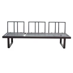 Acamp Hollywood Gartenliege Aluminium/Polster Anthrazit/Silbergrau -Gartenmobel Verkauf acamp hollywood loungeliege aluminium polster 1434634 8