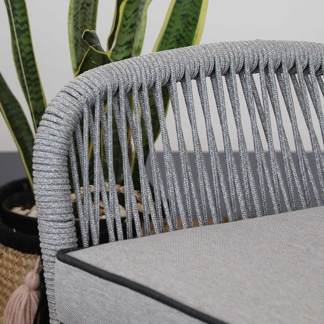 Acamp München Loungeset 4-tlg. Akazie/Rope Natur/Hellgrau 4 Acamp München Loungeset 4-tlg. Akazie/Rope Natur/Hellgrau – Bild 4