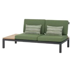 Apple Bee Pebble Beach Ecklounge 6-tlg. Aluminium/Bee Wett Black/Olive Green -Gartenmobel Verkauf apple bee pebble beach loungeecke 6 tlg aluminium bee wett 1356325 3