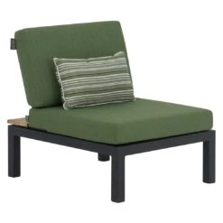 Apple Bee Pebble Beach Ecklounge 6-tlg. Aluminium/Bee Wett Black/Olive Green -Gartenmobel Verkauf apple bee pebble beach loungeecke 6 tlg aluminium bee wett 1356325 5