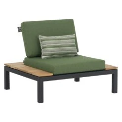 Apple Bee Pebble Beach Ecklounge 6-tlg. Aluminium/Bee Wett Black/Olive Green -Gartenmobel Verkauf apple bee pebble beach loungeecke 6 tlg aluminium bee wett 1356325 7