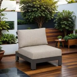 Apple Bee Sticks & More Mittelmodul Aluminium/Bee Wett Taupe/Natural Oak