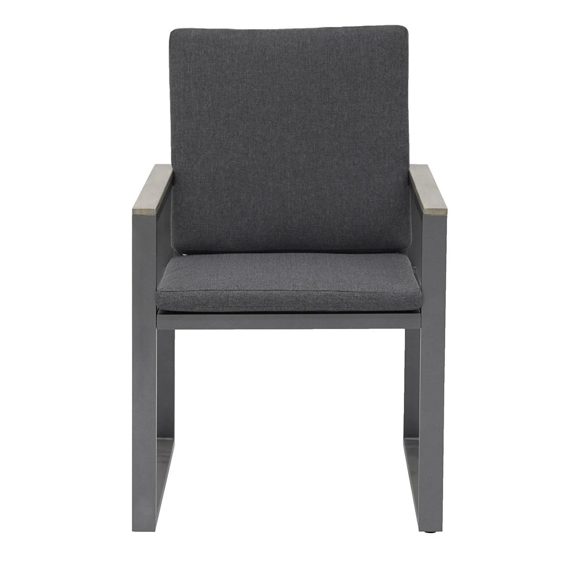 Belsol Hugo Gartensessel Aluminium/Olefin Anthrazit 2 Belsol Hugo Gartensessel Aluminium/Olefin Anthrazit – Bild 2