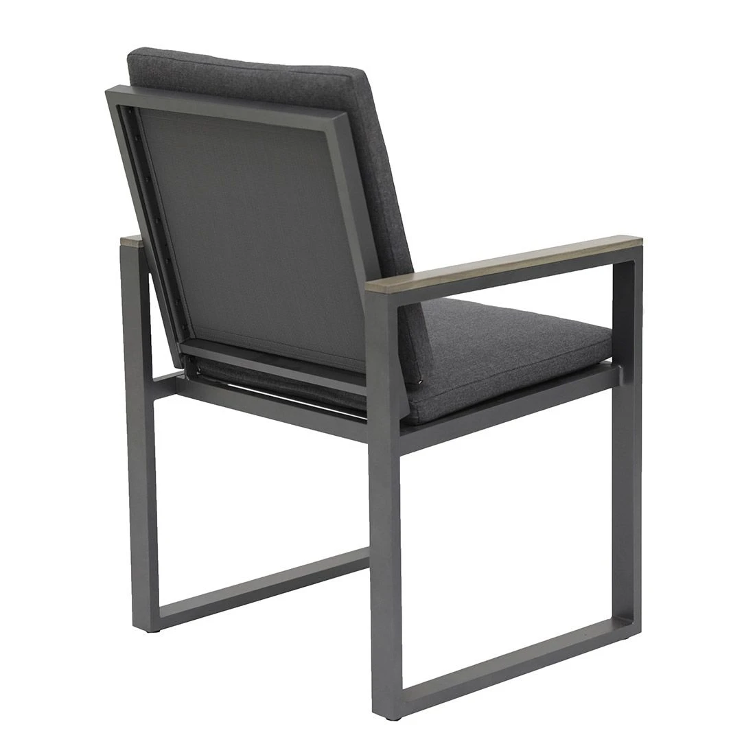 Belsol Hugo Gartensessel Aluminium/Olefin Anthrazit 4 Belsol Hugo Gartensessel Aluminium/Olefin Anthrazit – Bild 4