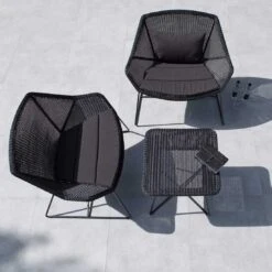 Cane-Line Breeze Loungesessel Stahl/Geflecht Black -Gartenmobel Verkauf cane line breeze loungesessel stahl geflecht 1463069 8