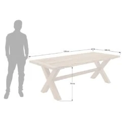 Cane-Line Choice Gartenmöbelset 7-tlg. Mit Tisch 220x100cm Taupe/Natur -Gartenmobel Verkauf cane line choice gartenmoebelset 7 tlg mit tisch 220x100cm 1481549 5