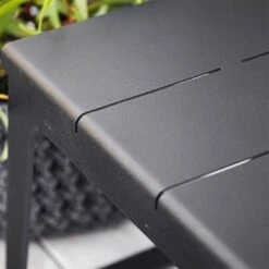 Cane-Line Copenhagen Gartenbank 121 Cm Aluminium Lava Grey -Gartenmobel Verkauf cane line copenhagen 2 sitzerbank 121 cm aluminium 1463531 4