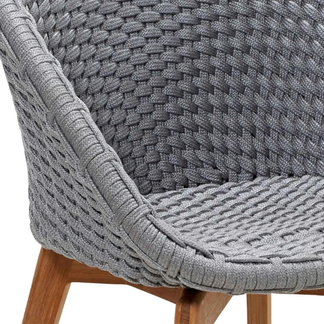 Cane-Line Peacock Gartenmöbelset 5-tlg. Mit Tisch 180x100cm Light Grey/Natur 4 Cane-Line Peacock Gartenmöbelset 5-tlg. Mit Tisch 180x100cm Light Grey/Natur – Bild 4