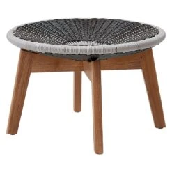 Cane-Line Peacock Hocker Teak/Geflecht Grey/Light Grey/Grey -Gartenmobel Verkauf cane line peacock hocker teak geflecht 1480185 3