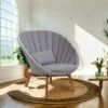 Cane-Line Peacock Loungesessel Teak/Rope Light Grey/Grey