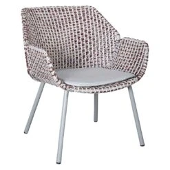 Cane-Line Vibe Loungesessel Stahl/Geflecht Light Grey/Bordeaux/Dusty Rose 5 Cane-Line Vibe Loungesessel Stahl/Geflecht Light Grey/Bordeaux/Dusty Rose -Gartenmobel Verkauf cane line vibe loungesessel stahl geflecht 1465346 3