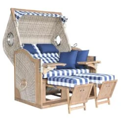 DeVries Greenline 175XL Strandkorb Akazie/Geflecht Des.743 Antique Weiß 10 DeVries Greenline 175XL Strandkorb Akazie/Geflecht Des.743 Antique Weiß -Gartenmobel Verkauf devries greenline 175xl strandkorb akazie geflecht des 743 antique weiss 1246039 3