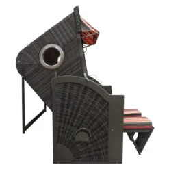 DeVries Pure Cliff XL Strandkorb Geflecht/Pinienholz Grau Gebürstet 7 DeVries Pure Cliff XL Strandkorb Geflecht/Pinienholz Grau Gebürstet -Gartenmobel Verkauf devries pure cliff xl sun aluminium pinienholz grau geburstet 1269546 3