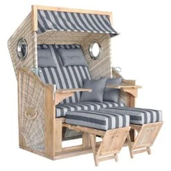 DeVries Pure Greenline 135XL Strandkorb Geflecht/Akazie Des.755 Ice Flower 8 DeVries Pure Greenline 135XL Strandkorb Geflecht/Akazie Des.755 Ice Flower -Gartenmobel Verkauf devries pure greenline 135xl strandkorb geflecht akazie des 755 1352706 2