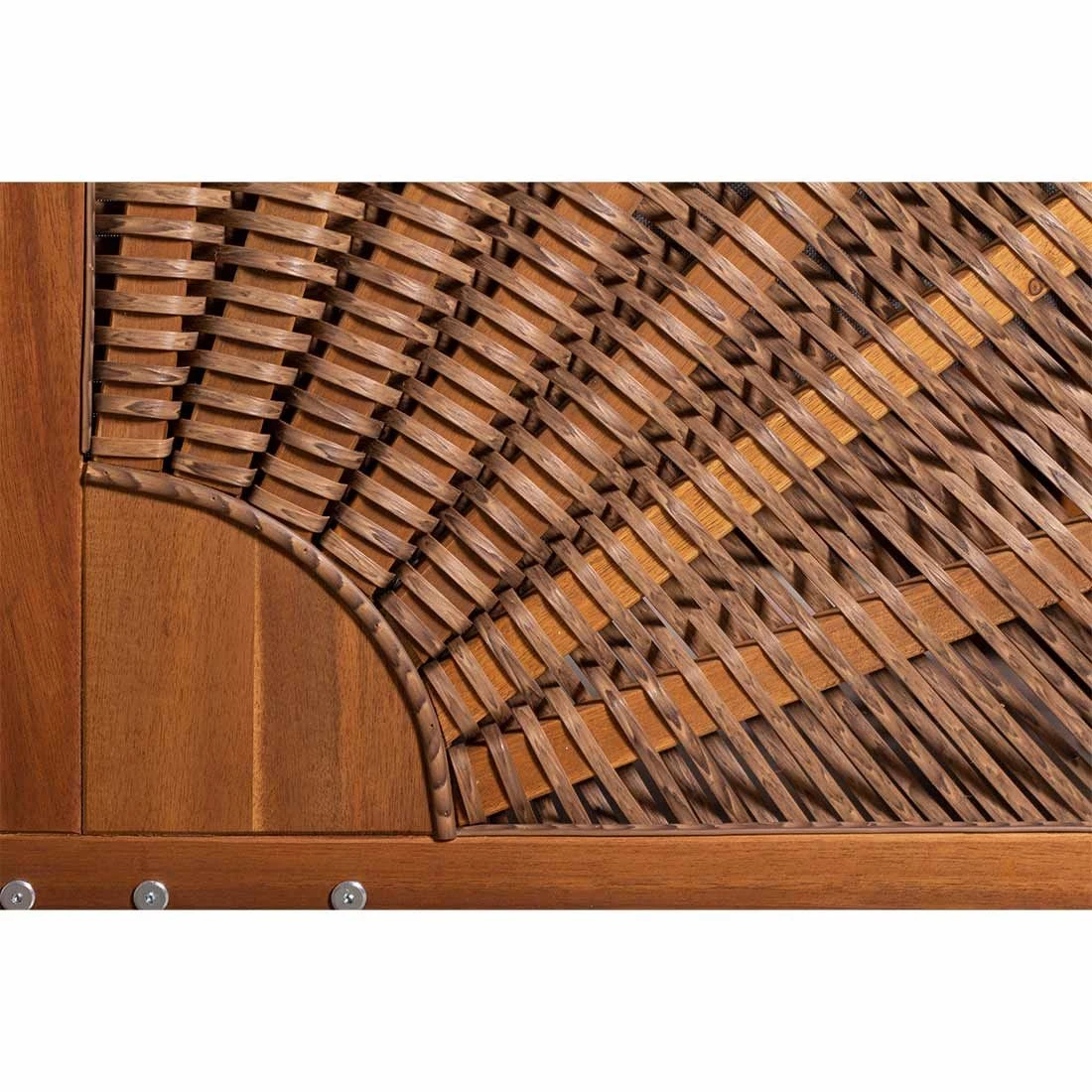 DeVries Trend 45 PE Strandkorb Akazie/Geflecht Des.751 Natur/Grau 4 DeVries Trend 45 PE Strandkorb Akazie/Geflecht Des.751 Natur/Grau – Bild 4