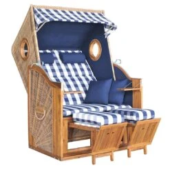 DeVries Trend 45 Strandkorb Akazie/Geflecht Des.743 Walnuss -Gartenmobel Verkauf devries trend 45 strandkorb akazie geflecht des 743 walnuss 1245984 2