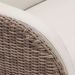 Domus Ventures Luxor Gartensofa Halbrundgeflecht/MarinaPlus White Pepper/Grey -Gartenmobel Verkauf domus ventures luxor 3 sitzersofa halbrundgeflecht whitepepper marinaplus grey 7