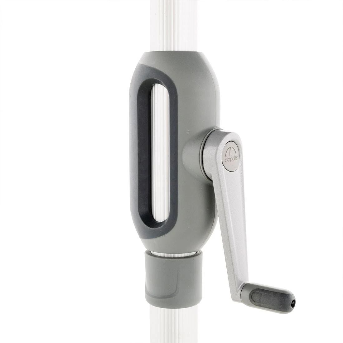 Doppler ACT Auto-Tilt Stockschirm 240x240 Cm Mit Kurbel Silber/Natur 5 Doppler ACT Auto-Tilt Stockschirm 240x240 Cm Mit Kurbel Silber/Natur – Bild 5