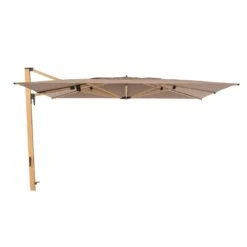 Doppler Alu-Wood Ampelschirm 400x300cm Holzoptik/Alu -846 Greige