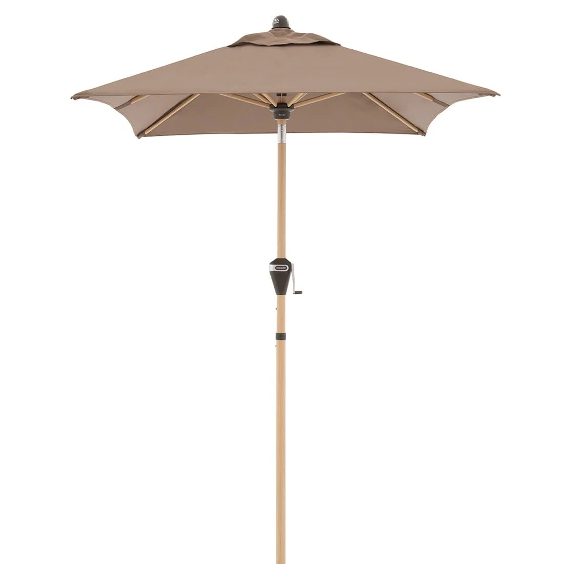 Doppler Alu-Wood Ultra Mittelstockschirm 210x140cm Greige 3 Doppler Alu-Wood Ultra Mittelstockschirm 210x140cm Greige – Bild 3