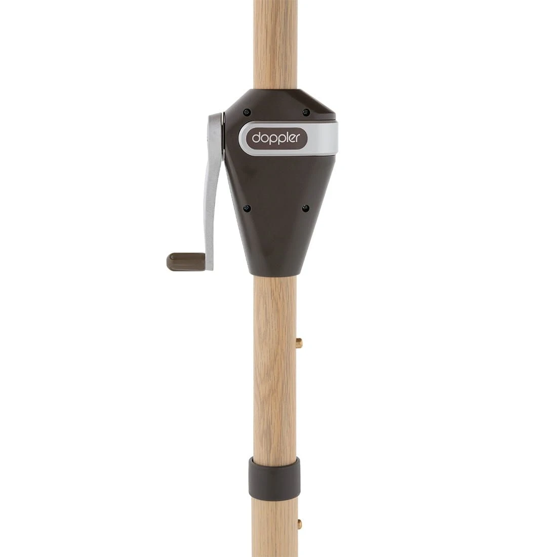 Doppler Alu-Wood Ultra Mittelstockschirm 210x140cm Anthrazit 6 Doppler Alu-Wood Ultra Mittelstockschirm 210x140cm Anthrazit – Bild 6