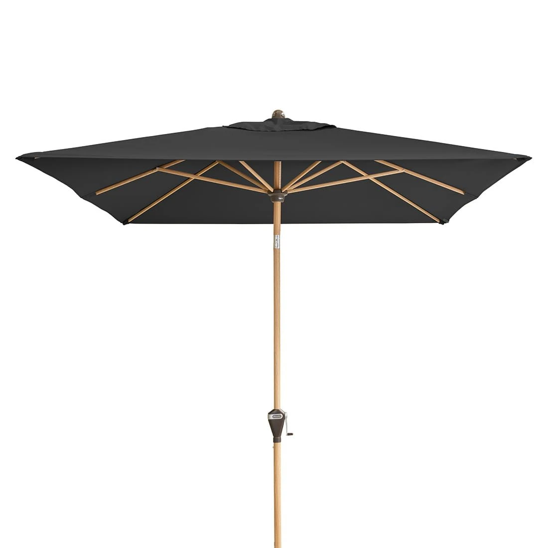 Doppler Alu-Wood Ultra Stockschirm 300x200cm Aluminium/Holzoptik Anthrazit 2 Doppler Alu-Wood Ultra Stockschirm 300x200cm Aluminium/Holzoptik Anthrazit – Bild 2