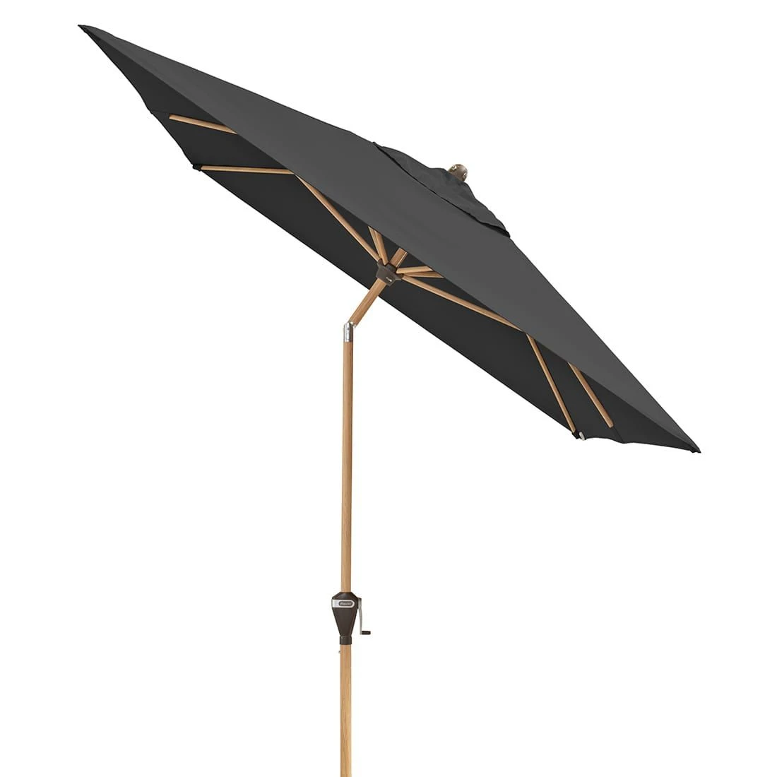 Doppler Alu-Wood Ultra Stockschirm 300x200cm Aluminium/Holzoptik Anthrazit 4 Doppler Alu-Wood Ultra Stockschirm 300x200cm Aluminium/Holzoptik Anthrazit – Bild 4