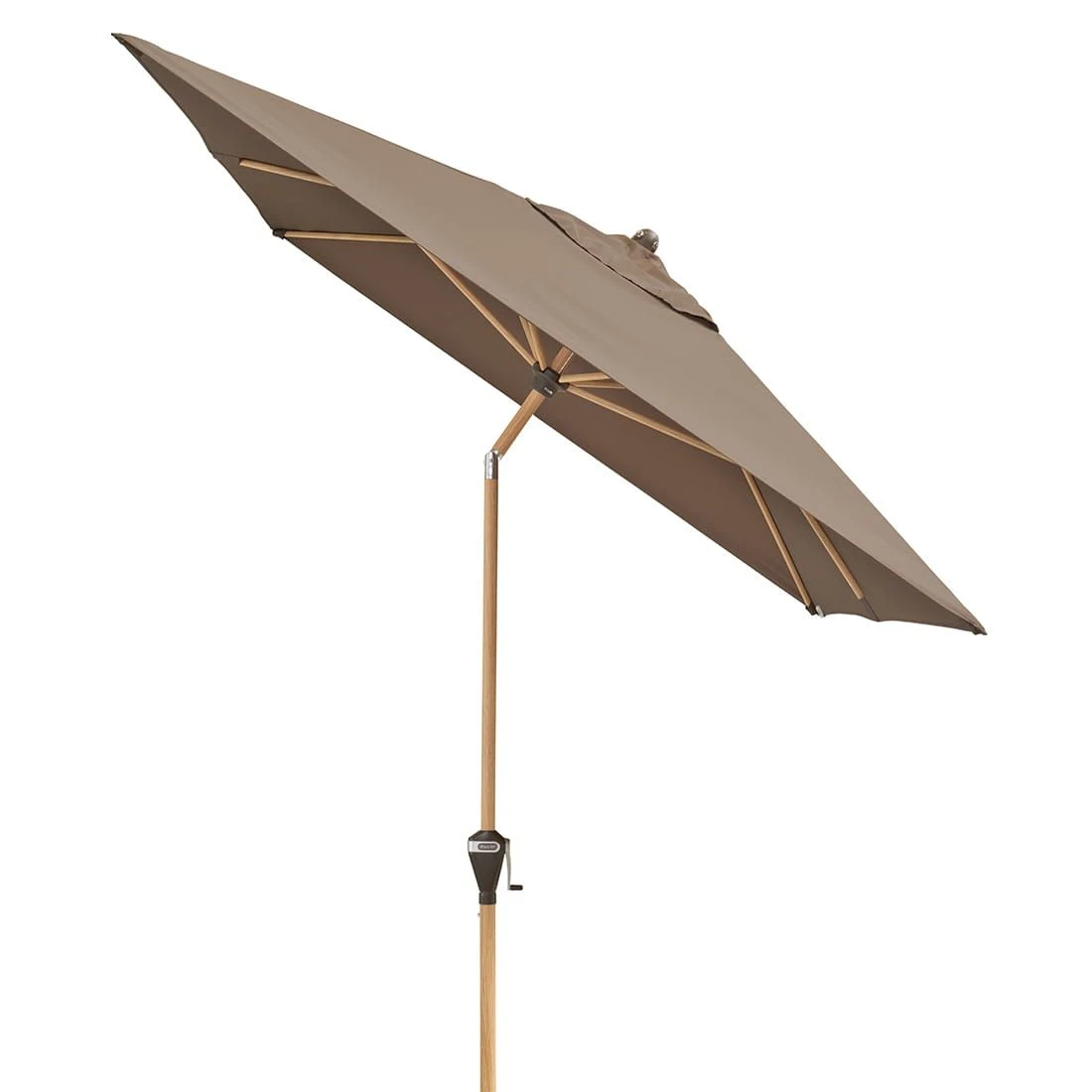 Doppler Alu-Wood Ultra Stockschirm 300x200cm Aluminium/Holzoptik Greige 4 Doppler Alu-Wood Ultra Stockschirm 300x200cm Aluminium/Holzoptik Greige – Bild 4