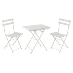 Emu Arc En Ciel Gartenmöbel-Set 3-tlg. Tisch 70x50cm Weiß