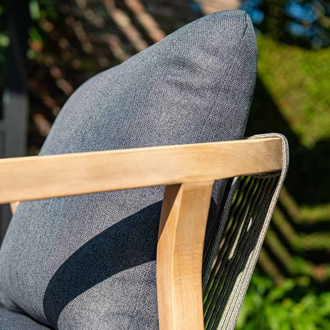 Garden Impressions Santos Dininglounge 5-tlg. Akazie/Kunstfaser Akazie White Wash/Anthrazit 7 Garden Impressions Santos Dininglounge 5-tlg. Akazie/Kunstfaser Akazie White Wash/Anthrazit – Bild 7